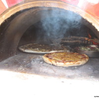 Cooking pizzas